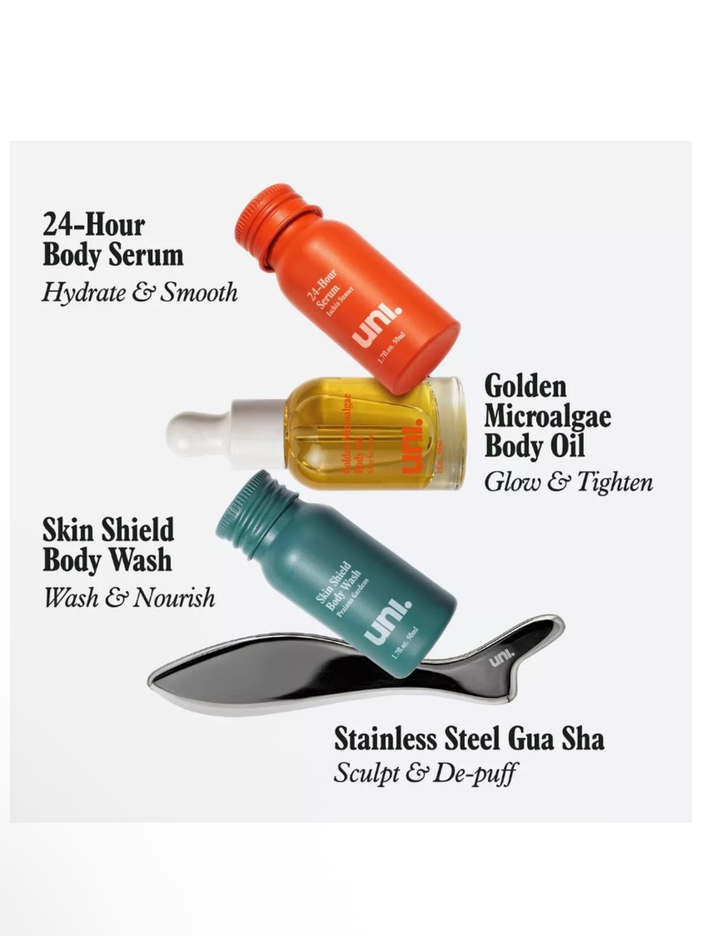 uni. Uni The Body Routine Kit $80 Value - Picture 4 of 11